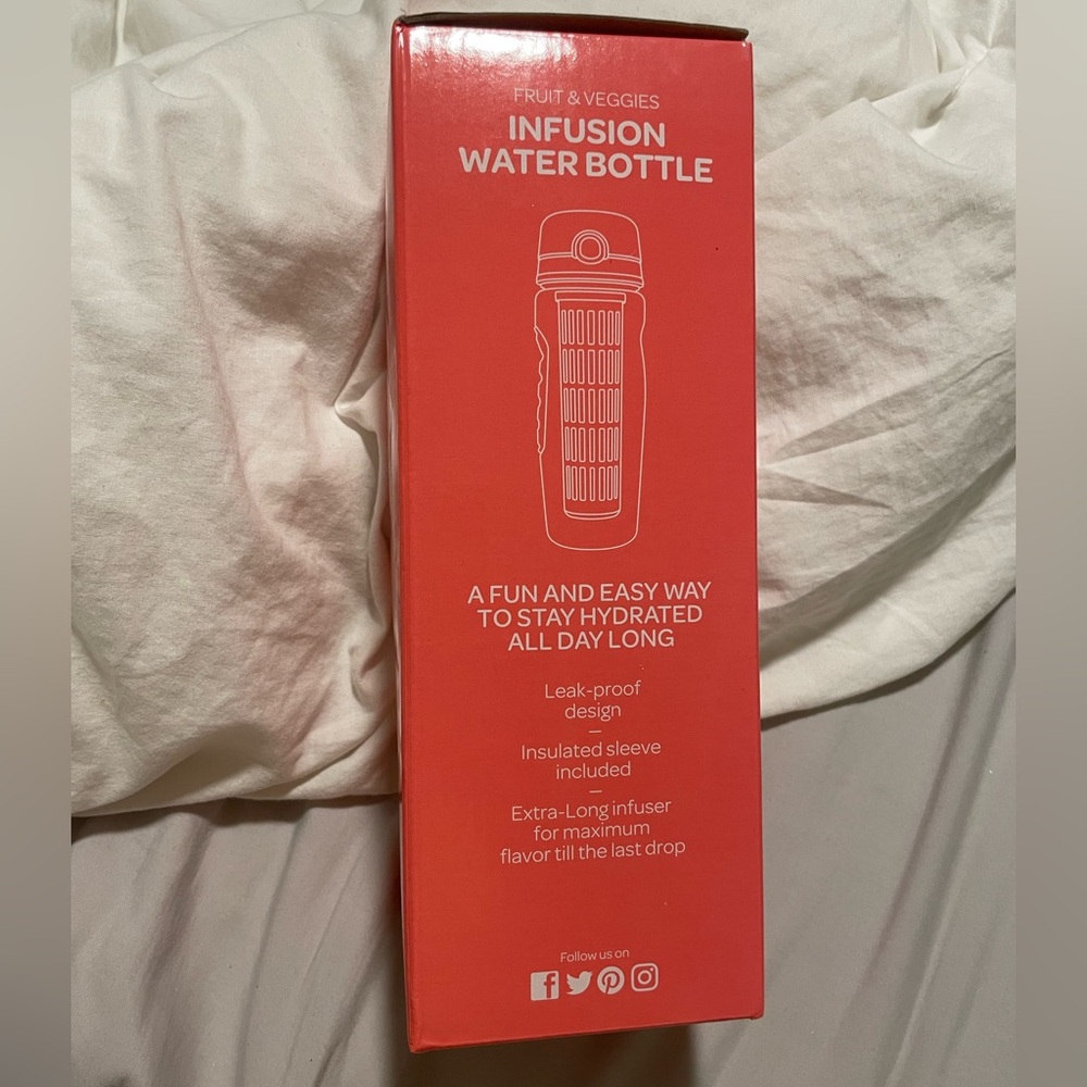 Hydracy Fruit Infuser Water Bottle - 32 oz Sports Bottle - New - Picture 6 of 8